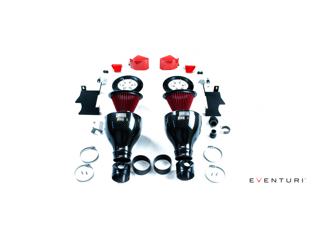 Układ dolotowy Eventuri Carbon do BMW M5 E60 / M6 E63 - EVE-E60V2-CF-INT Intake system Eventuri Carbon for BMW M5 E60 / M6 E63